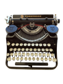Vintage 1930s Underwood Portable Typewriter with Original Case (Bay 23-F) Vintage 1930s Underwood Portable Typewriter with Original Case (Bay 23-F)