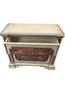 Hand Painted Floral Accent Chest – Floor Model Display (Floor) Hand Painted Floral Accent Chest – Floor Model Display (Floor)