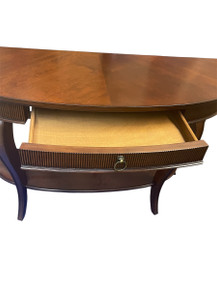 Cherry Half-Moon 1 Drawer Console Table- Floor Model Display Cherry Half-Moon 1 Drawer Console Table- Floor Model Display