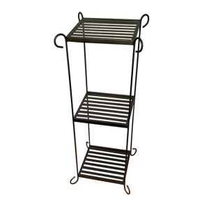 3 Tier Bristol Square Stand - Black (R Bay1-B) 3 Tier Bristol Square Stand - Black (R Bay1-B)