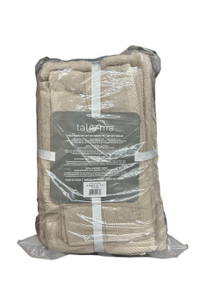 Talesma 6 Piece Truffle Turkish Cotton Towel Set (M Bay 1-B)