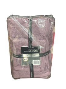 Signature Madison Park Purple 100% Egyptian Cotton 6 Piece Towel Set  (M Bay 1-B)