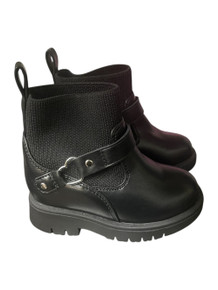 Baby Gap Faux-Leather Moto Boots for Toddler Girls – Size 6 (Case)