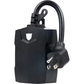 Enbrighten 2-Outlet 125-V Wi-Fi Outdoor Smart Plug (Bay 14-D)