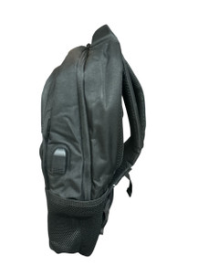Black Business Travel Anti-Theft Slim Durable Laptop Backpack with USB Charging Port (SRack-B)