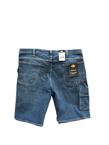Dickies FLEX Medium Denim Wash 11" Utility Shorts Size 42 (Bay 27-I)