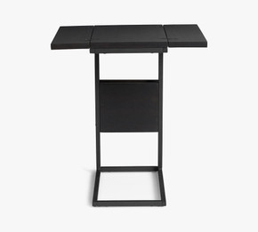 Allen Rectangular Extending C-Table - Black (Floor)