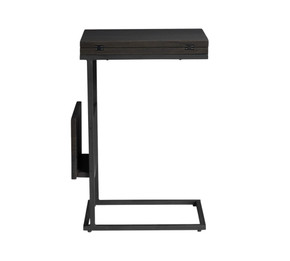 Allen Rectangular Extending C-Table - Black (Floor)