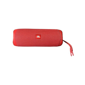 JBL FLIP 5 Red Portable Bluetooth Speaker - No USB-C Charger - (Used) AS/IS (Case)