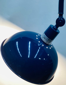 Ethan Allen Dark Blue Floor Lamp