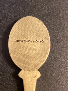 Coca Cola Pewter Spoon