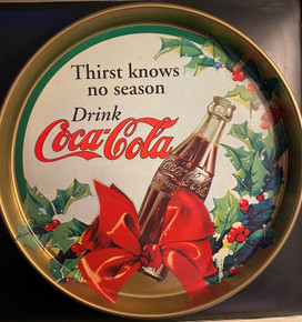 Christmas Coca Cola Tray