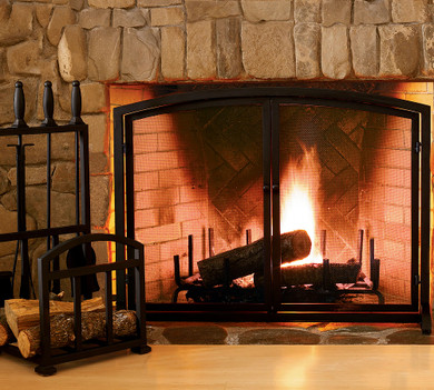 Classic Fireplace Single Screen