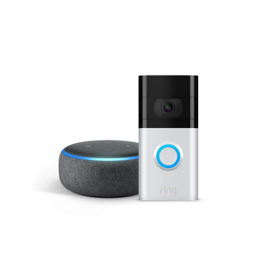Ring Doorbell 3 with Echo Dot Bundle  (Bay8-A)