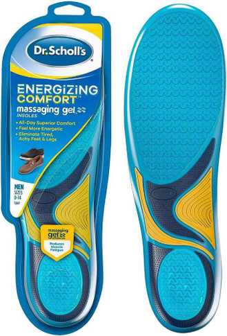 Dr. Scholl's Energizing Comfort Massaging Gel Men Sizes 8-14 (Bay8-A)