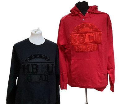 2 Medium  Proud HBCU Grad Sweatshirts (BC15)