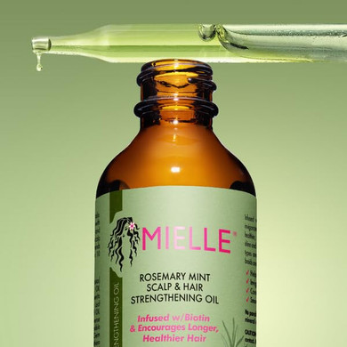 Mielle Rosemary Mint Scalp & Hair Strengthening Oil 2 oz.. (GBay 1-B)