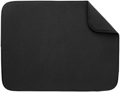 Mainstays Microfiber Dish Drying Mat Black (BC-12)