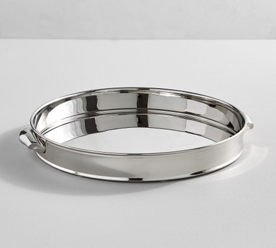 Harrison Round Bar Tray - Silver (Bay 6-D)