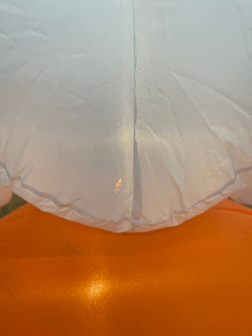 8ft Lighted Jack-o-lantern and Dog Inflatable (Display)