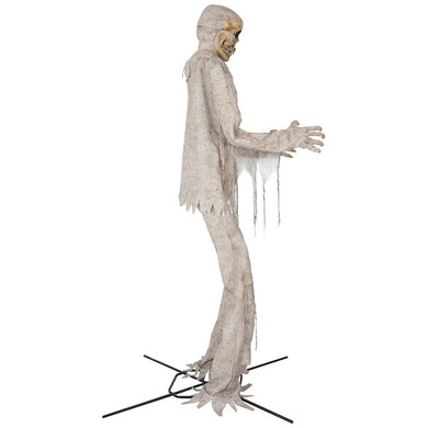 12-ft Lifesize Animatronic  Lighted Moaning Mummy