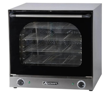 Adcraft COH-2670W Single Deck Electric Countertop Convection Oven  Half Size