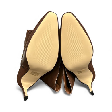 Genshuo Matte Brown Women's Knee High Boots Size 11 (Case)