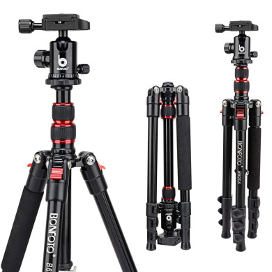 Bonfoto B690A Compact Lightweight Aluminum Travel Tripod- (Used) AS/IS- (Bay 22-L)