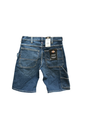 Dickies FLEX Medium Denim Wash 11" Utility Shorts Size 30 (Bay 27-I)