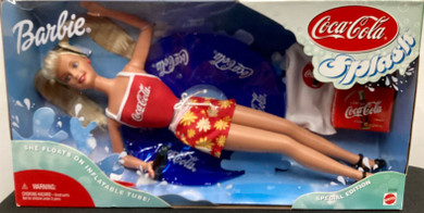 Coca Cola Vintage 1999 Barbie Splash Doll (BK-2)