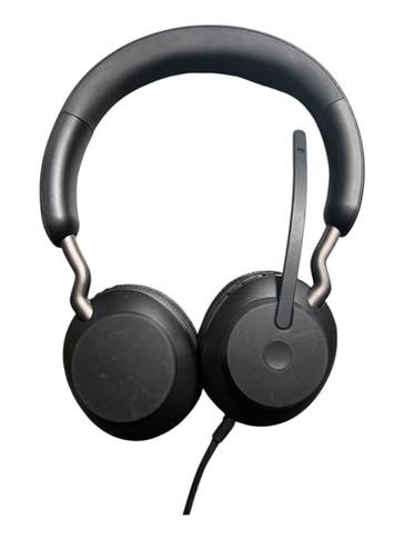 Jabra Evolve2 40 Wired Headset – Black (Used | AS-IS) (Case)