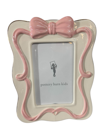 Ceramic Bow Desktop Frame – 8" x 9" (Bay 25-S)
