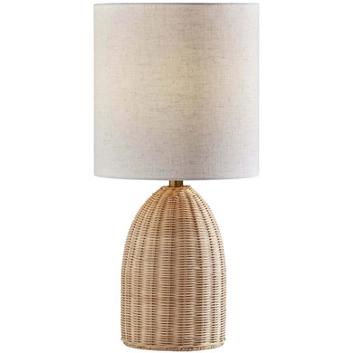Adesso Bali Table Lamp – Light Rattan  (RBay2-A)