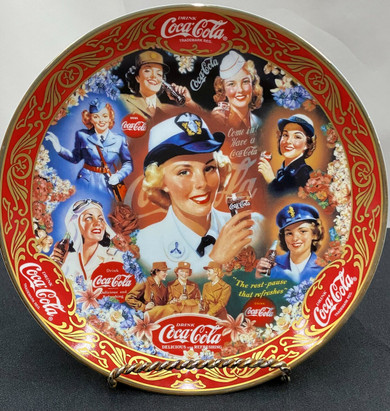 Coca Cola Patriotic Pride Franklin Mint Heirloom Plate (BK-3)