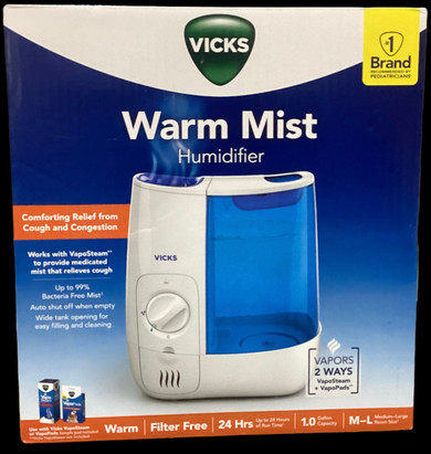 Vicks Warm Mist Humidifier 1 Gallon