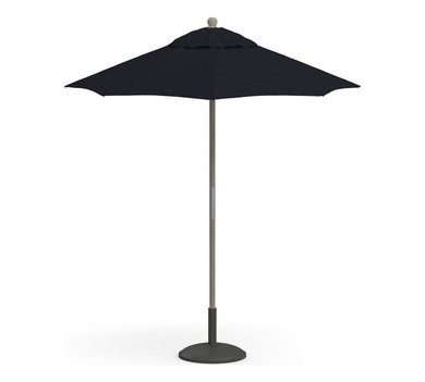 6' Round Outdoor Patio Umbrella- Blue Ink (Bay 6/7)