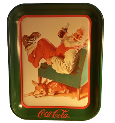 2 Coca Cola Metal Trays-Set 2B