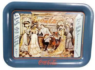 Two Coca Cola Tin Trays- Set 1B