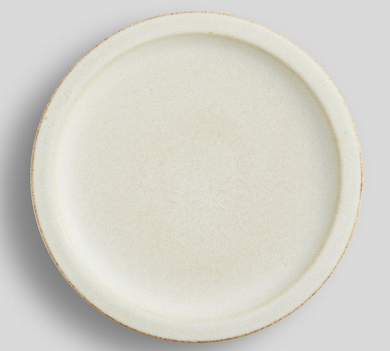 Mendocino Stoneware Dinner Plates  Set of 4-Ivory (Bay 6-A)