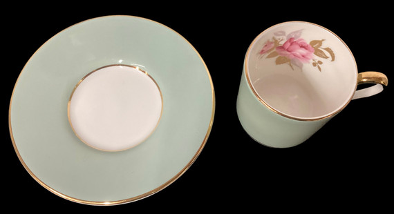 Aynsley Demitasse Cup and Saucer