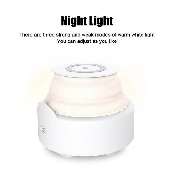 Tomax RS932  4-in-1 Night Light Bluetooth Speaker with Wireless Charging Pad  (D19)