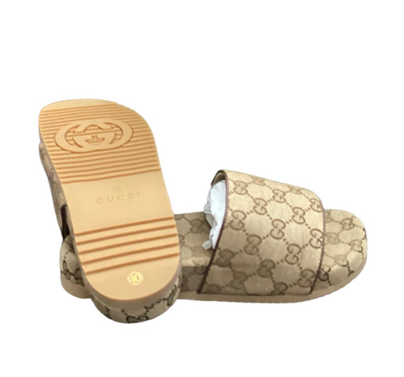 MEN'S MAXI GG CANVAS SLIDE SANDAL (SRack-3)