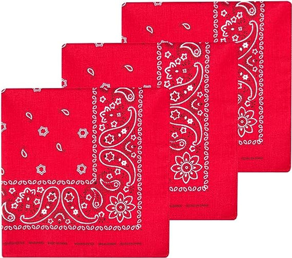 Levi's 3 Piece Bandana Set  Red (D3)