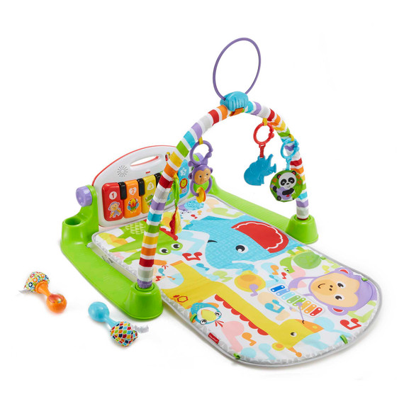 Fisher-Price Deluxe Kick & Play Piano Gym & Maracas (Bay 9-E)