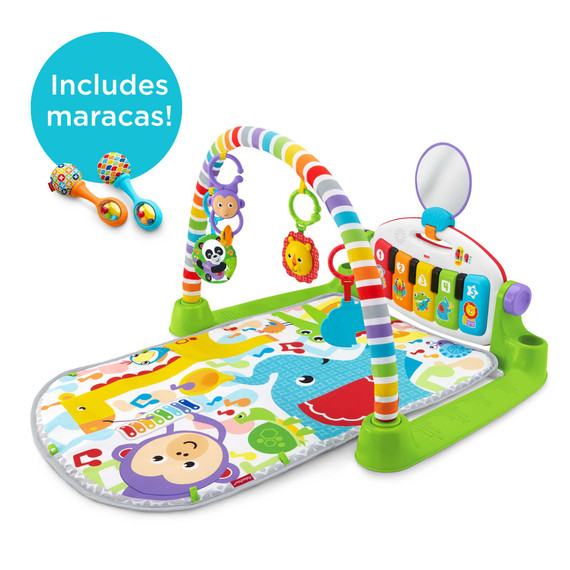 Fisher-Price Deluxe Kick & Play Piano Gym & Maracas (Bay 9-E)