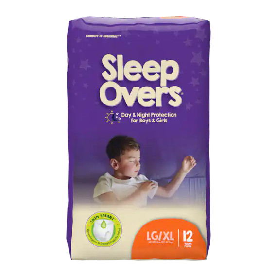 Sleepovers Youth Underwear Pull-Ups Day & Night Protection for Boys & Girls Large/ X-Large 12 pack by Cuties (Bay 3-C)