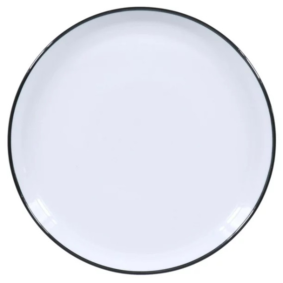 Bia Cordon Bleu Black Stackable Salad Plates  Set of 4 (Bay 26-L)