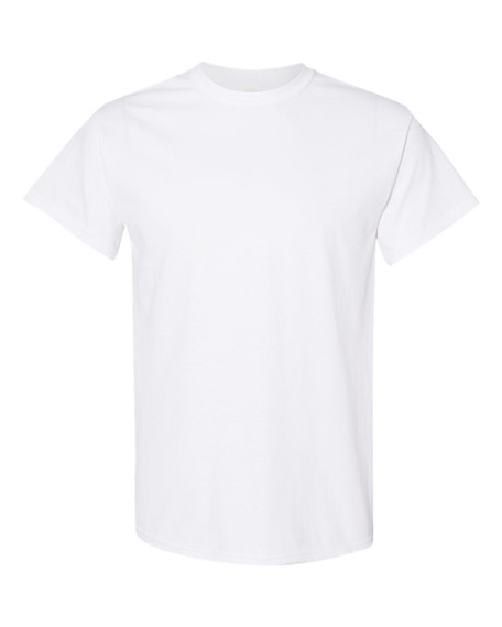 Gildan- Heavy Blend Large White Hooded Sweatshirt & Cotton T-Shirt (BC2)