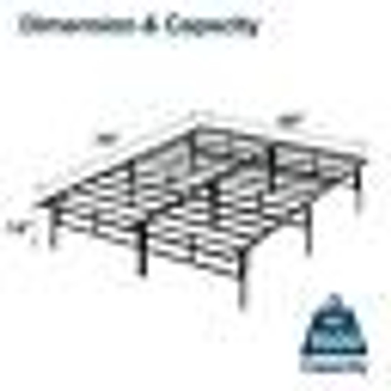 Zinus  Dawn 14in Metal Platform Queen Bed Frame