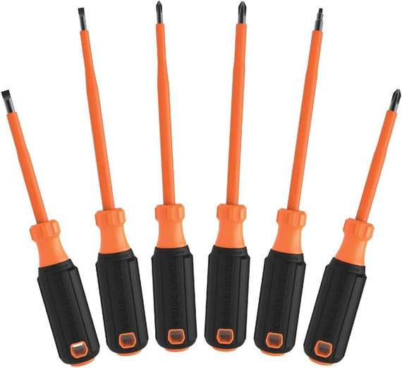 Klein Tools 6-Piece Insulated Screwdriver Set (Bay 8-B)